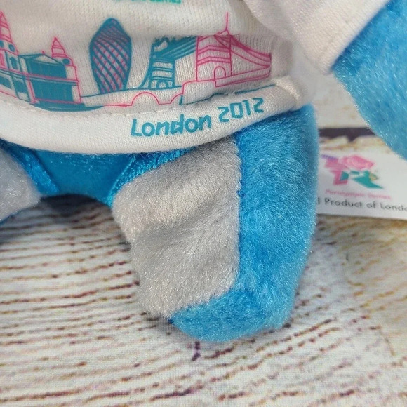 Mandeville Cuddly Collectable Plush Paralympic Mascot Stuffed Animal 6" New - Picture 7 of 12